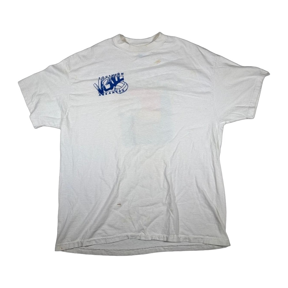 Vintage 90s 1994 Southern Arkansas Riderette Volleyball T Shirts X Large White